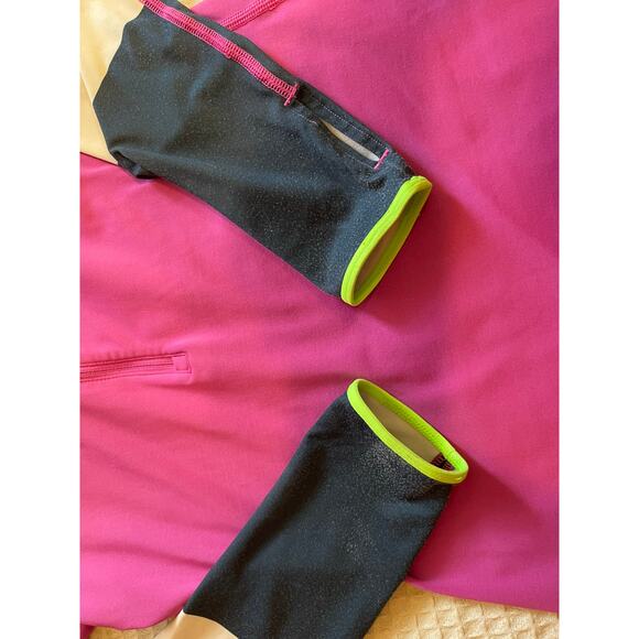 Nike Pro Half Zip pull On Purple & Gray Performance Activewear Jacket Small - Picture 4 of 10